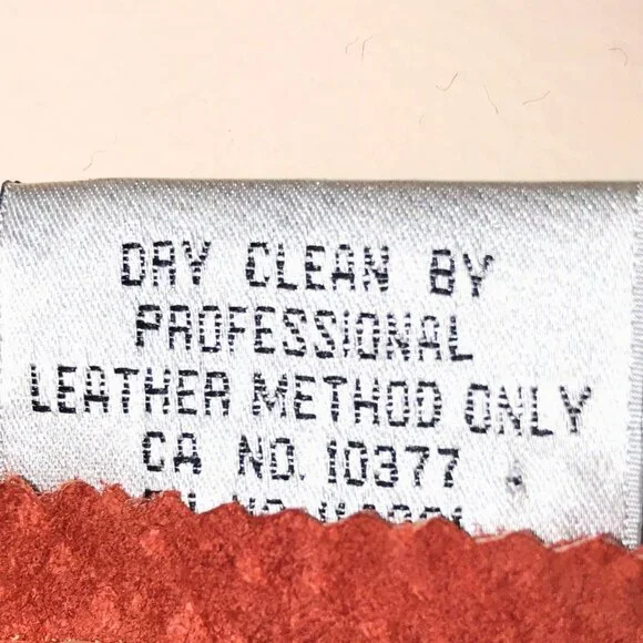 Western Boho Suede Leather Fringe Poncho Cape Rust Terracotta Newport News SM - Picture 12 of 13